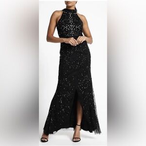 Frock and Frill Women's Sequin Sleeveless
Green Size 10 Dress